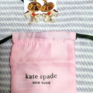 Kate Spade New York Crystal & Enamel Carousel Statement Drop Earrings